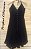 Vestido Midi Sandres - Preto - Imagem 1