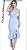 Vestido Midi Aruba Azul Serenety - Imagem 1