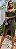 Vestido Basic Chick Verde Militar - Imagem 1