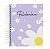 Agenda: Floral Lilás Flores Brancas - Imagem 1