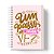 Caderno Capa Dura Personalizado C/Nome : Tamanhos Colegial, A5 e A4 Universitário (CAD-16) - Imagem 1