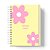 Caderno Capa Dura Personalizado C/Nome : Tamanhos Colegial, A5 e A4 Universitário (CAD-FL01) - Imagem 1