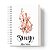 Caderno Capa Dura Personalizado C/Nome : Direito  (CAD-DR3) - Imagem 1