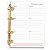 Fichário Agenda: Alfabeto Inicial do seu nome - Branco/Dourado - Imagem 8