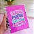 Caderno Reposicionável: 80 Folhas  | Capa Dura | 90g  Personalizado  Capa PINK - Imagem 2
