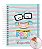 Caderno Reposicionável: 80 Folhas  | Capa Dura | 90g  Personalizado - Professor 01 - Imagem 1