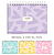 Planner Semanal Tamanho A5 – Capa Dura, Folhas 90g : Coração Candy - Imagem 1