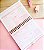 Planner Semanal Tamanho A5 – Capa Dura, Folhas 90g :  Florzinha Candy - Imagem 3