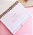 Planner Semanal Tamanho A5 – Capa Dura, Folhas 90g :  Florzinha Candy - Imagem 2
