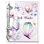 Agenda Fichário Personalizada Reposicionável:  BORBOLETA  LILAS JARDIM - Imagem 2