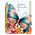 Agenda Fichário Personalizada Reposicionável:  BORBOLETA LARANJA/AZUL - Imagem 1