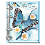 Agenda Fichário Personalizada Reposicionável:  BORBOLETA AZUL CLARA - Imagem 2