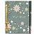 Agenda Fichário Personalizada Reposicionável:  Professor(a) Floral Verde - Imagem 1