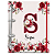 Agenda Fichário Personalizada Reposicionável:  Inicial do seu nome - Vermelho - Imagem 2