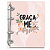 Fichário Personalizado Reposicionável:Graça Me Basta - Imagem 2