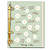 Agenda Fichário Personalizada Reposicionável: Floral Verde com Frases - Imagem 1