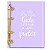Agenda Fichário Personalizada Reposicionável: Lilas - Imagem 1