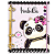 Agenda Fichário Personalizada Reposicionável: Pandinha 03 - Imagem 1