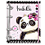 Agenda Fichário Personalizada Reposicionável: Pandinha 03 - Imagem 2