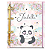 Agenda Fichário Personalizada Reposicionável: Pandinha 04 - Imagem 1