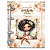 Agenda Fichário Personalizada Reposicionável: Fadinha 01 - Imagem 2