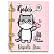 Agenda Fichário Personalizada Reposicionável: Gatinha 1 - Imagem 1