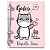 Agenda Fichário Personalizada Reposicionável: Gatinha 1 - Imagem 2