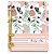 Fichário Personalizado Reposicionável Pautado: Floral 05 - Imagem 1