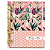 Fichário Personalizado Reposicionável Pautado: Floral 06 - Imagem 1