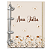 Fichário Personalizado Reposicionável Pautado: Floral AM4 - Imagem 2
