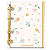 Fichário Personalizado Reposicionável Pautado: Floral AM6 - Imagem 1