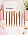 Kit Canetas Luxo ROSE com 8 Unidades – Escrita Azul Premium | Estrellyta - Imagem 1