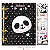 Agenda Fichário Personalizada Reposicionável: Coleção Pandinha - Imagem 1
