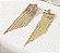 Ear Jacket Franjinha Dourado - Imagem 2