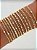 Kit 13 Pulseiras Allanis Dourado - Imagem 1