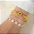 Trio Pulseiras Margarida e Girassol - Imagem 1