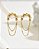 Brinco Jessica Correntinhas dourado - Imagem 3