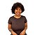 Wig Niki Humana / Cabelo Curto Crespo / Peruca Feminina com Repartição Livre / Alta Densidade Efeito Natural - Imagem 7