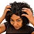 Wig Sonia Humana / Cabelo Curto Cacheado / Peruca Feminina com Repartição Fixa/ Alta Densidade Efeito Natural - Imagem 3