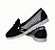 Sapatilhas Tênis Slip On Preto Brilhante 2029 JaquesCoutoShoes - Imagem 1