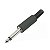 PLUG P10 MONO PLÁSTICO PO PRETO 2802A 1005 - Imagem 1