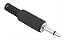 PLUG P2 MONO 3.5MM COM PROTETOR CABO - Imagem 1