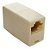 EMENDA FÊMEA RJ45 8X8 BEGE - Imagem 1
