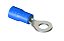 TERMINAL TIPO ANEL ISOLADO 1,5-2,5 TP224 AZUL INTELLI - Imagem 1
