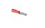 TERMINAL TIPO MACHO ISOLADO 0,5-1,5  22-6 VERMELHO INTELLI - Imagem 1