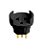 PINO ADAPTADOR 2P+T ILUMI NOV ANTI CHAMA PRETO - Imagem 1
