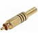 PLUG MACHO RCA DOURADO PRETO - Imagem 1