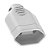 PLUG FÊMEA CINZA 2P 10A ILUMI - Imagem 1