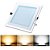 PLAFON EMBUTIR QUADRADO 18W 6500\4000\3000K  AXU - Imagem 1