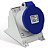 TOMADA SOBREPOR STECK 2P+T 32A 6H 220V AZUL - Imagem 1